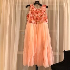 Victoria's Secret Peach Floral Kids Dress